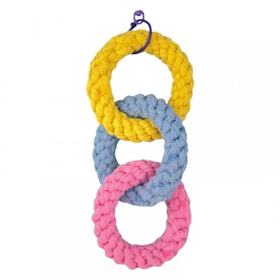 Attrezzo per arrampicata per bambini - Parco giochi - Ring con fune - Sedile per uccelli - Accessori per animali domestici - Leggero - Portatile - Giochi di arrampicata