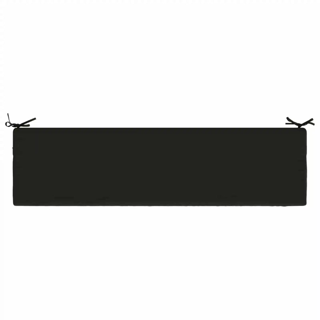 Cuscini per Panchina a 2 Pezzi SOEST 2 pz 100% Poliestere Nero 949053