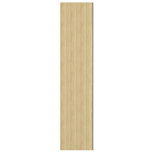 Armadietto a Specchio per Bagno 60x15x75 cm MDF Bianco e Rovere 331530