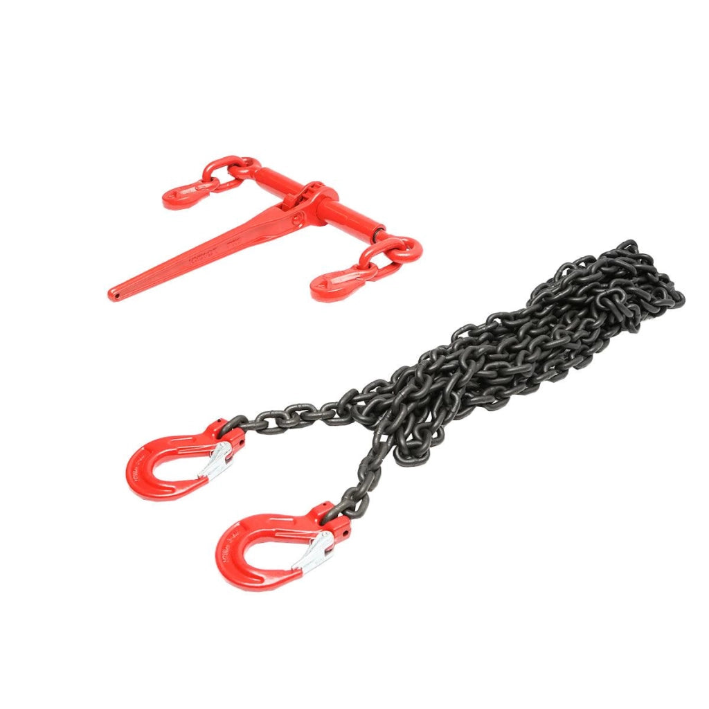Catena di Ancoraggio con Tenditore a Cricchetto, 4T, Lunghezza 6m, Spessore 8mm