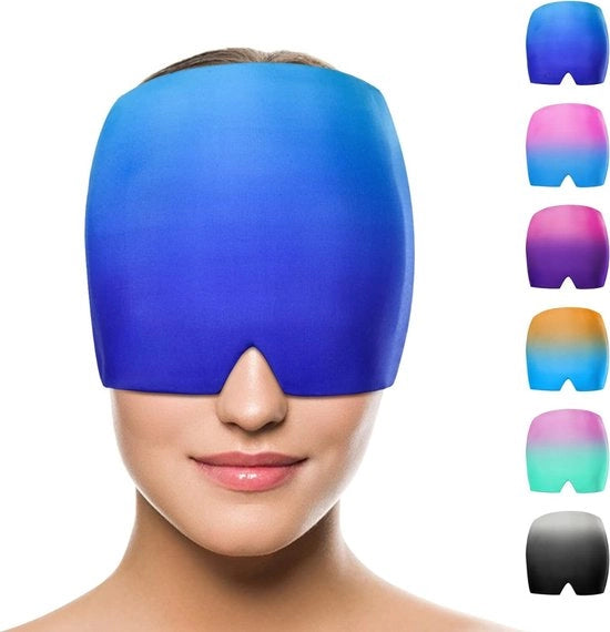 Migraine Muts - Migraine e Masker - Muffa per la Cefalea - Terapia Fredda - Riciclabile - Anti Migraine - Da non Manicare durante la Cefalea!
