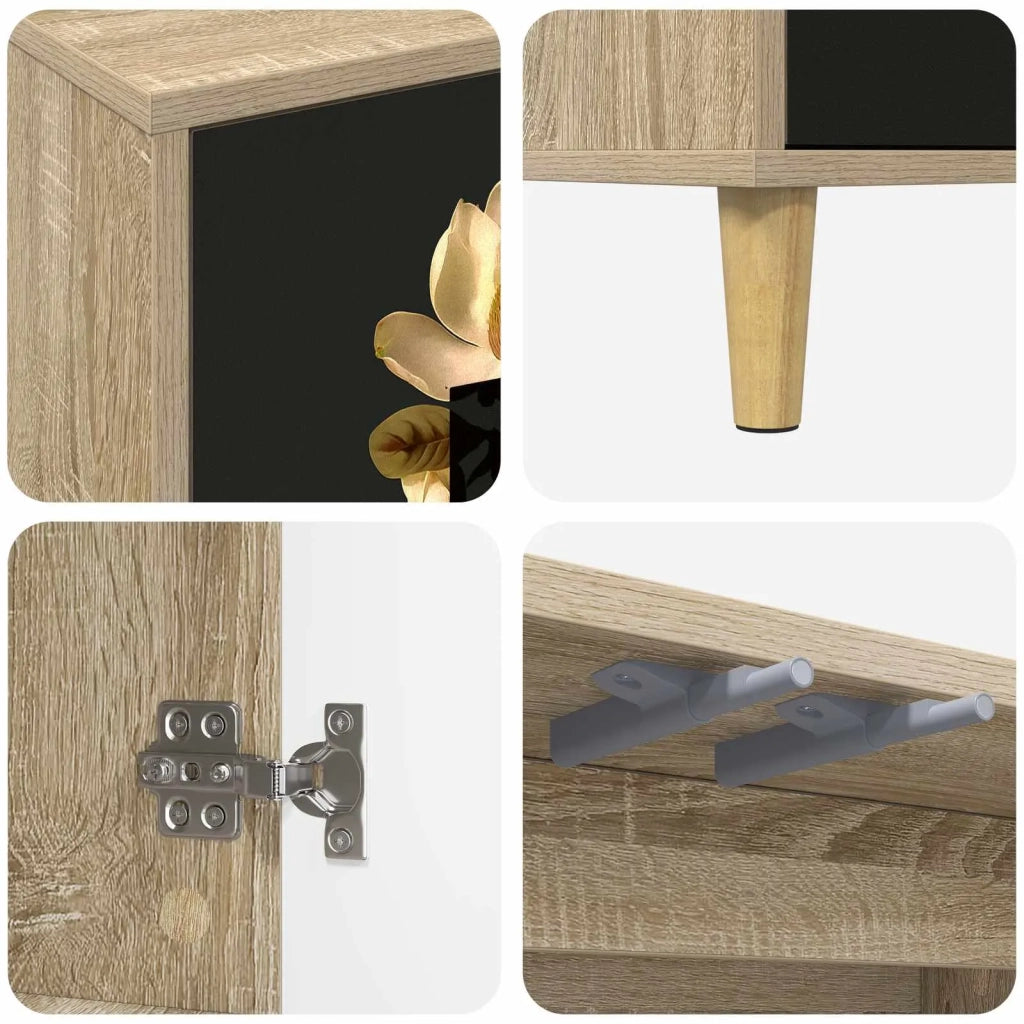 Mobile TV BREMEN 102 x 33 x 50 cm Sonoma Legno ingegnerizzato 8007087