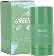 Maschera idratante per il viso - Controllo dell'olio - Tè verde - Cura della pelle - 40 g - Ingredienti naturali - Maschera per il viso