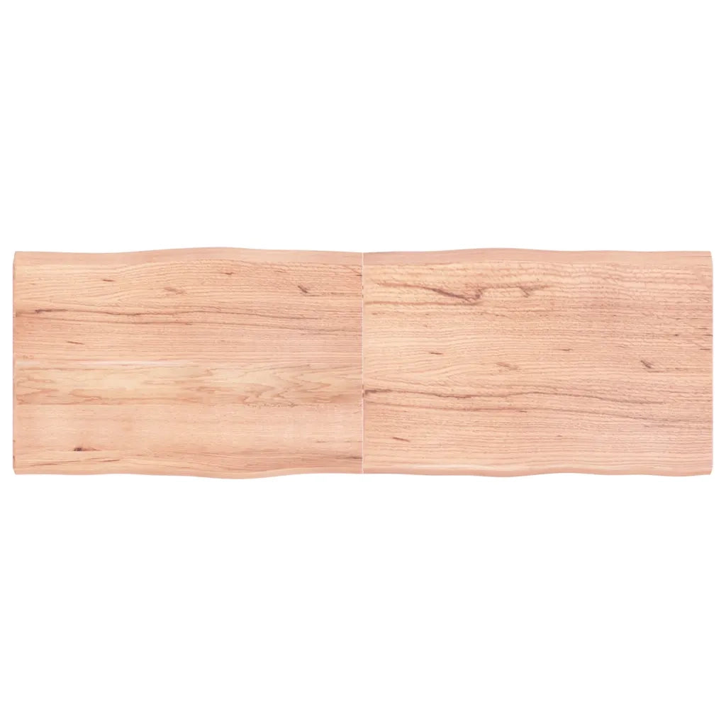 Piano Tavolo Marrone Chiaro 180x60x(2-4) cm Rovere Non Trattatocod mxl 78625