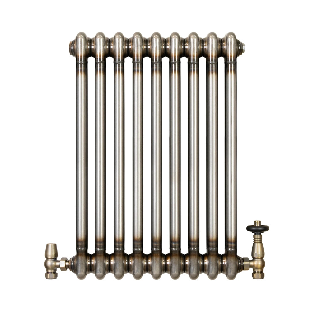 Radiatore 2 Colonne Orizzontale Metallo Grezzo 600 x 425 mm TRV