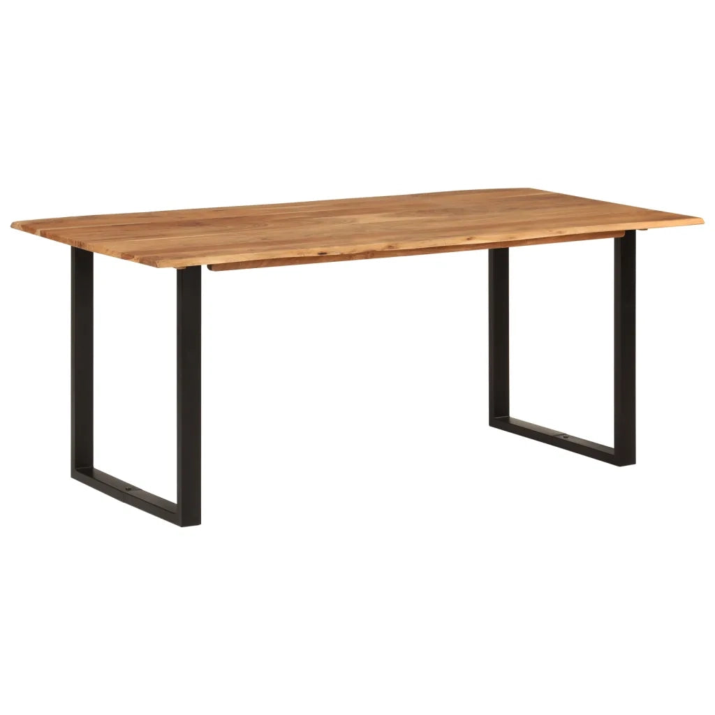 Tavolo da Pranzo 180x90x76 cm in Legno Massello di Acacia 286472