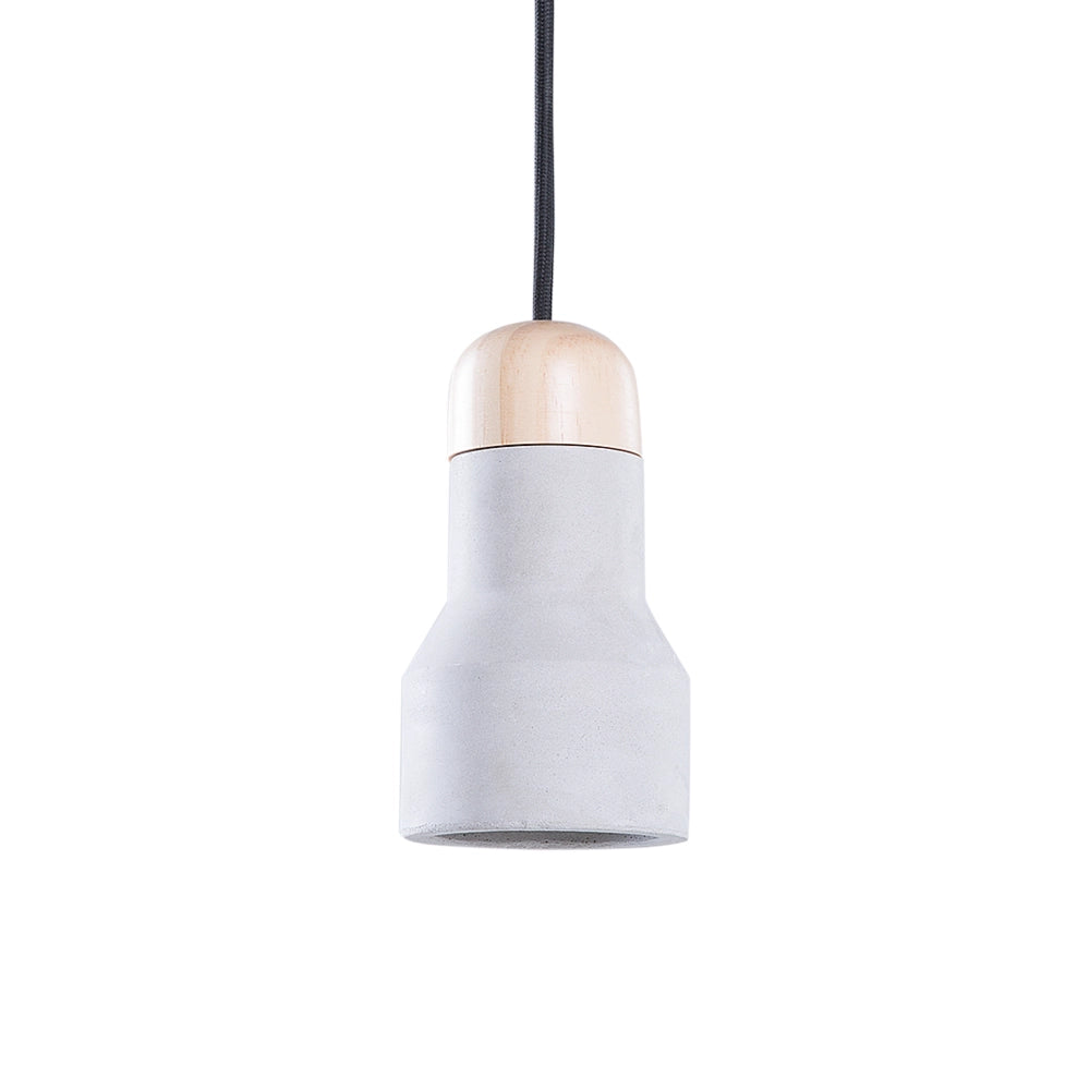 Lampada da soffitto in cemento color grigio stile tradizionale industriale soggiorno