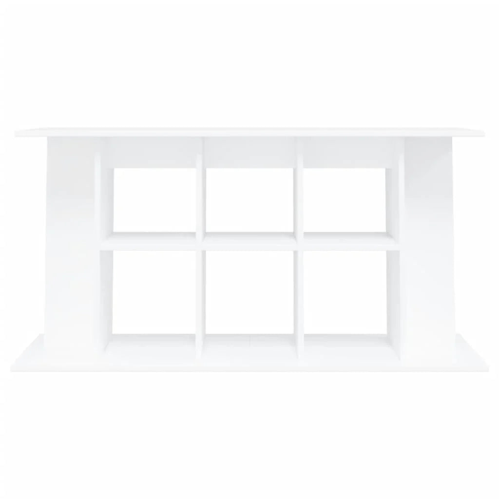 Base per mobiletto acquario 120 x 40 x 60 cm legno ingegnerizzato bianco 02_0045047