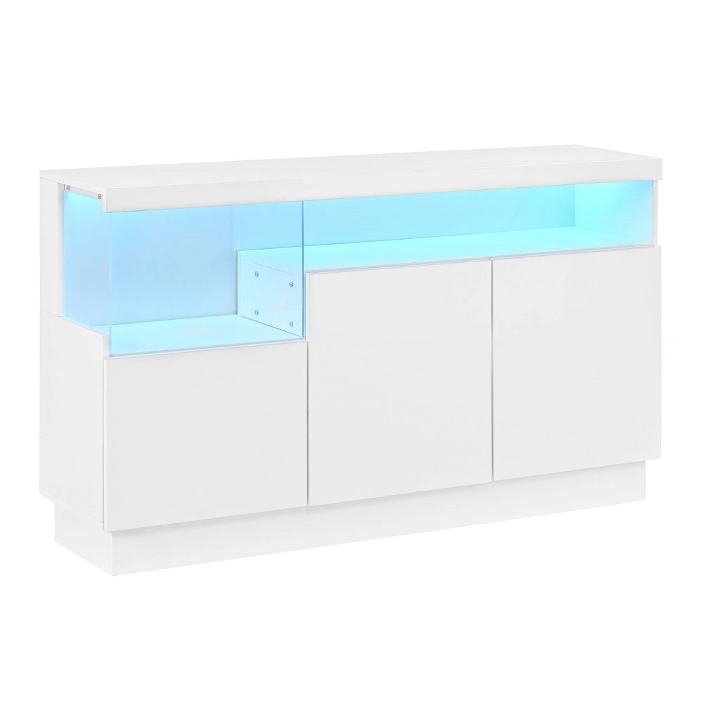 Credenza moderna ¨C Minimal ¨C Materiale truciolato, con illuminazione LED