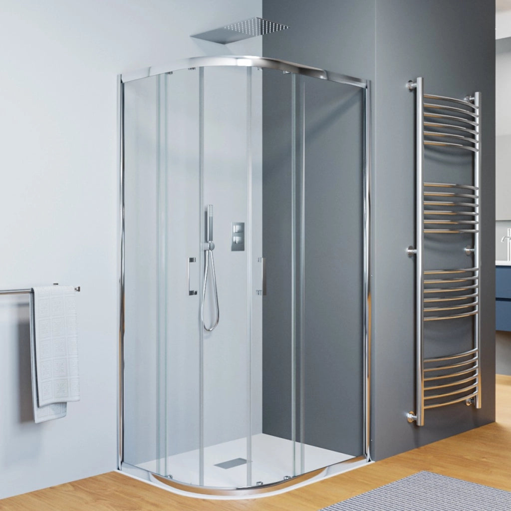 Box doccia semicircolare con porta scorrevole 70x90 6mm atena