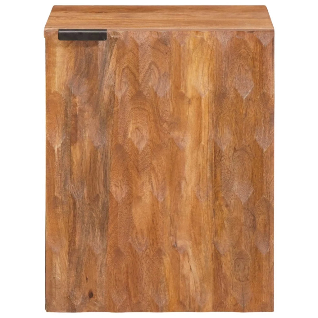 Mobile Appeso da Bagno con lo scaffale Marrone 38 x 33 x 48 cm