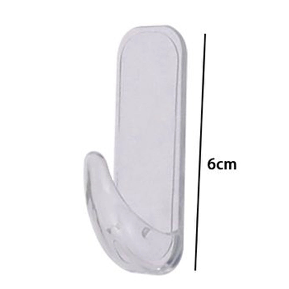 Trade Shop - Set 3 Pz Ganci Appendini Da Parete Adesive Casa Cucina Bagno Attaccapanni 87005 -