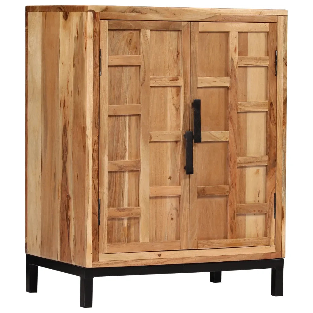 Credenza in Legno di Acacia 60x35x76 cm Marrone