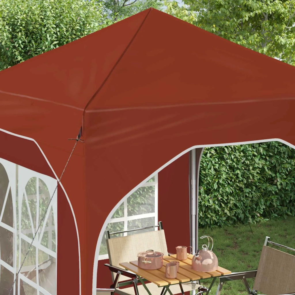 Tenda per feste a pop-up 192 x 192 x 245 cm Terracotta 42019831