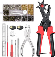 Set di fori per pelle professionale - Lama adattabile Heavy Duty Lama rotante - 240 Set Capelli di pelle doppia Capocciatura foro per pelle