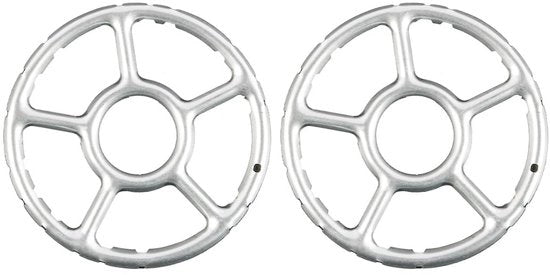 Supporto per Fornello a Gas - 2 Pezzi - Demper a Funzione Multipla - Lega di Alluminio - Antiscivolo - Resistente alle Alte Temperature - Resistente ai Solletici e Corrosione - Sostegno per Fornello