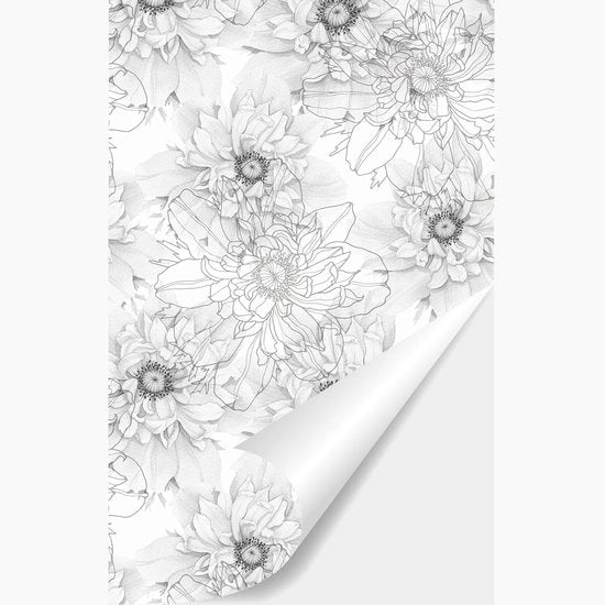 Tappeto da parete floreale decorativo per soggiorno o camera da letto - 40 cm x 600 cm