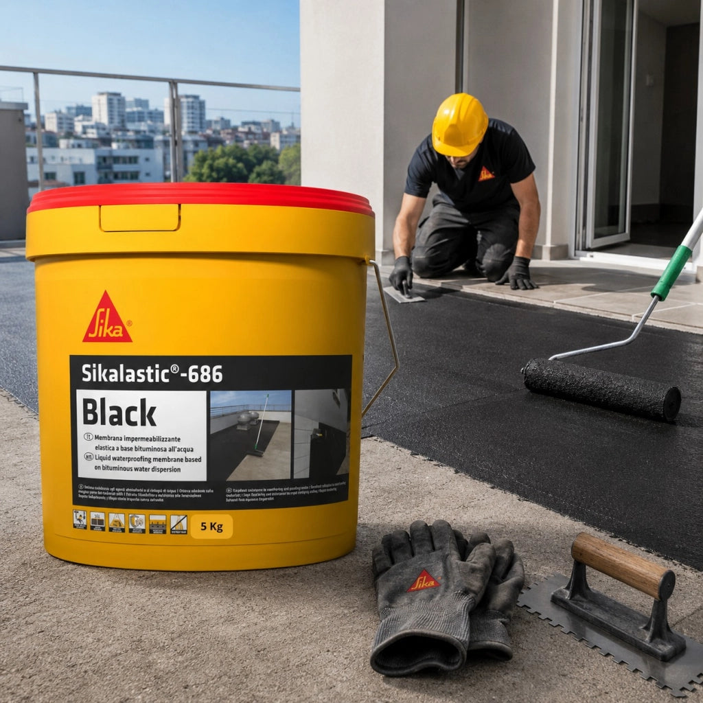 Sika sikalastic 686 black membrana impermeabilizzante elastica 5 kg