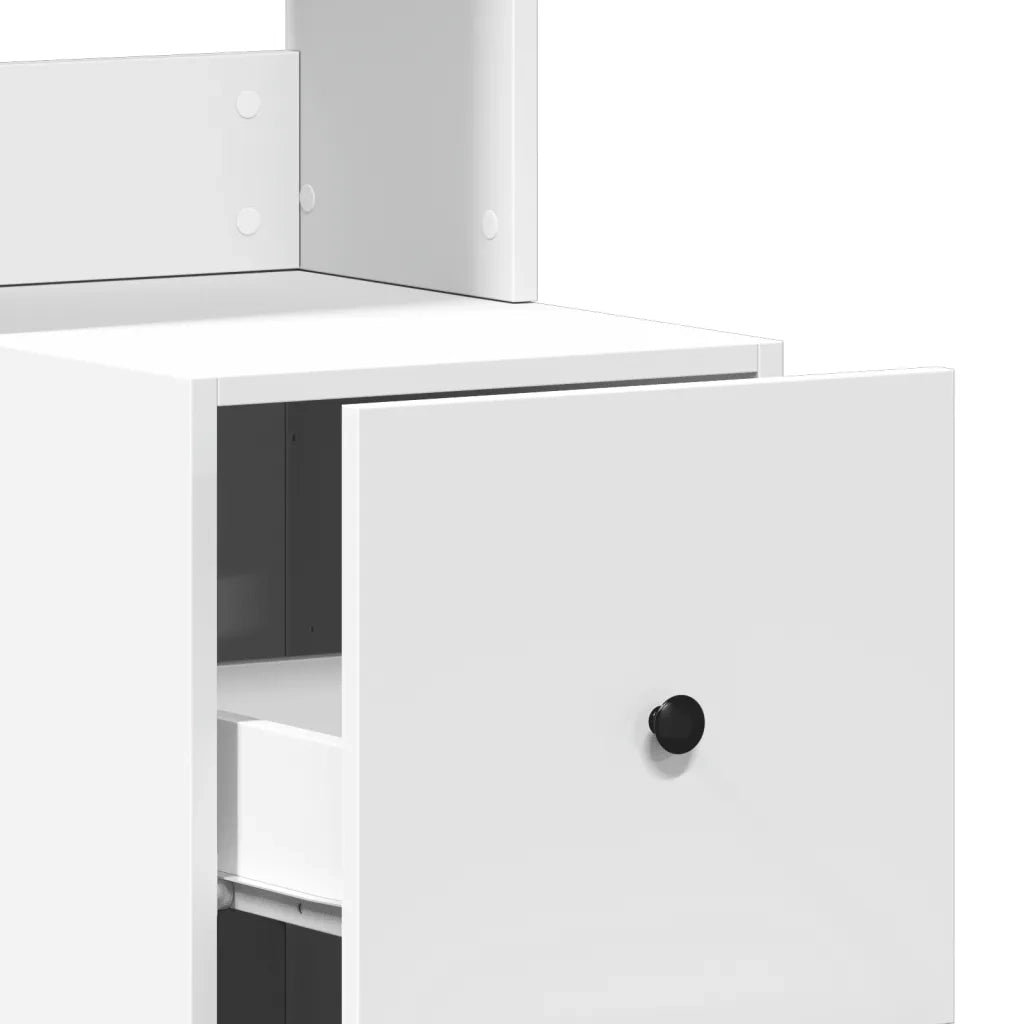 Mobile da cucina-Armadio da cucina Bianco 35x50x180 cm in Truciolato