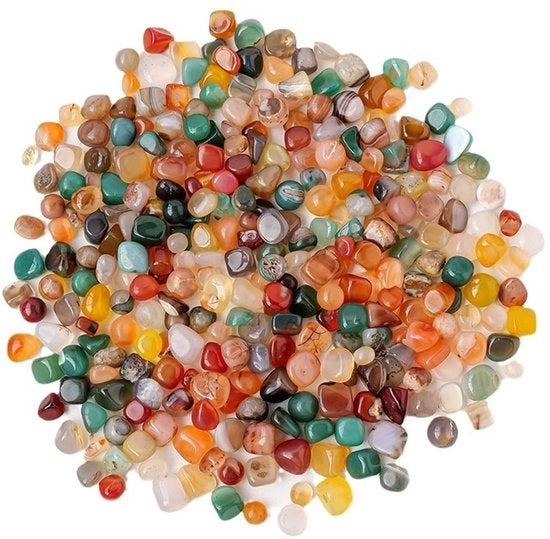 Decorative stones - Pietre decorative - Dimensioni variabili - Materiale vetrificato di alta qualità - 4-6 mm - Ideali per acquari e giardini - Dimensioni uniche