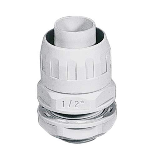 Raccordo stagno scatola/guaina spiralata 20mm 2Pz
