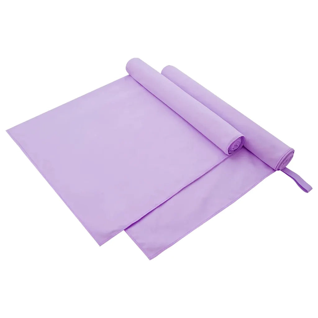 Asciugamani Sportivi 2 pcs Viola 180 x 90 cm 42011485