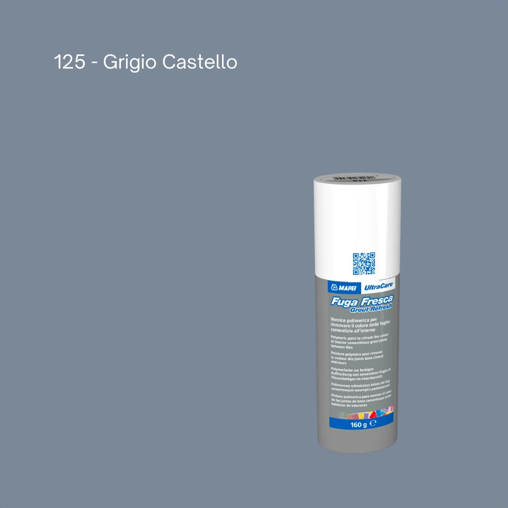 Rinnovo fughe sbiadite ripristinare pavimento ultracare fuga fresca 160 gr *** colore- grigio castello - 125, confezi...