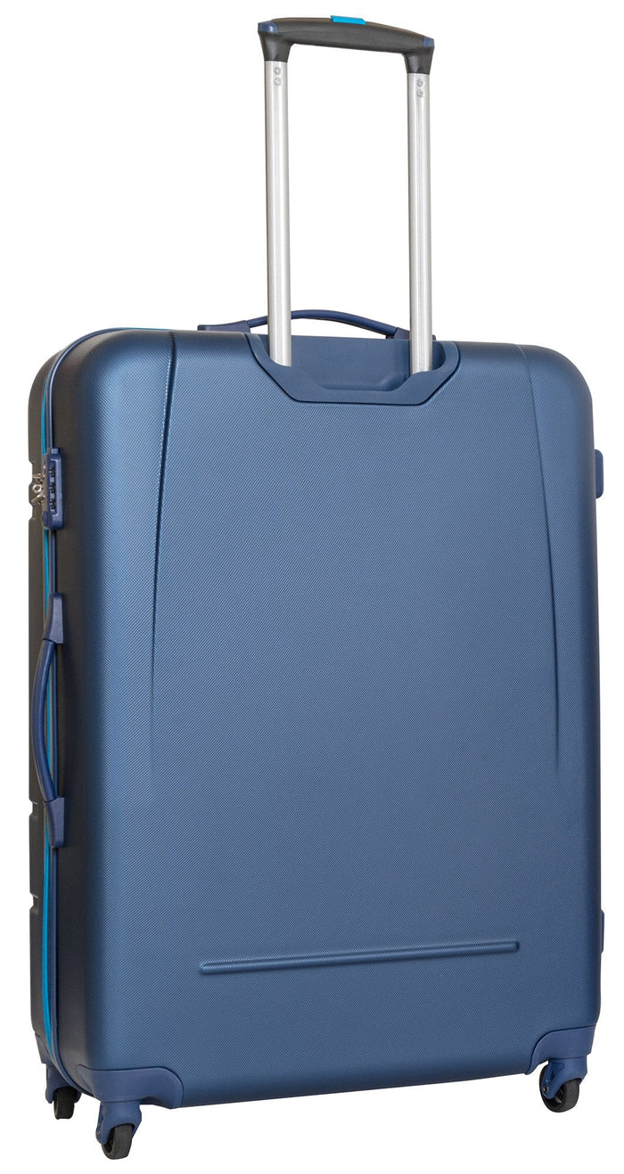 Trolley Valigia Grande Rigida in ABS 4 Ruote TSA Ravizzoni Sangria Blu