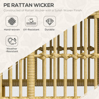 Set da Giardino con Divano Modulabile Cuscini e Tavolino da Caffè   Grigio