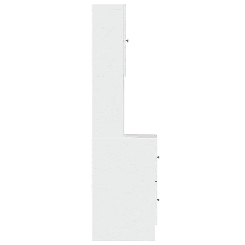 vidaXL Mobile da Cucina Bianco 35x50x180 cm in Truciolato