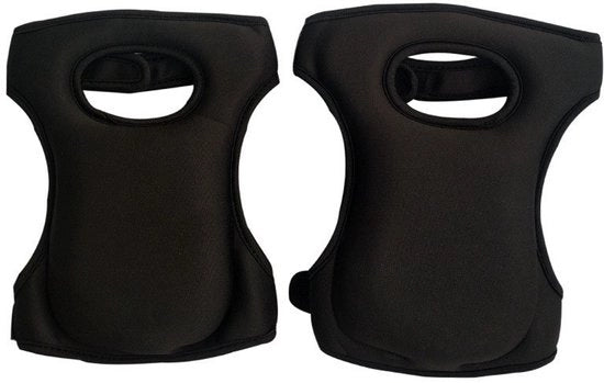 1 coppia di protezioni ginocchia per giardinaggio - protezioni ginocchia - protezioni ginocchia morbide con ammortizzazione - nero
