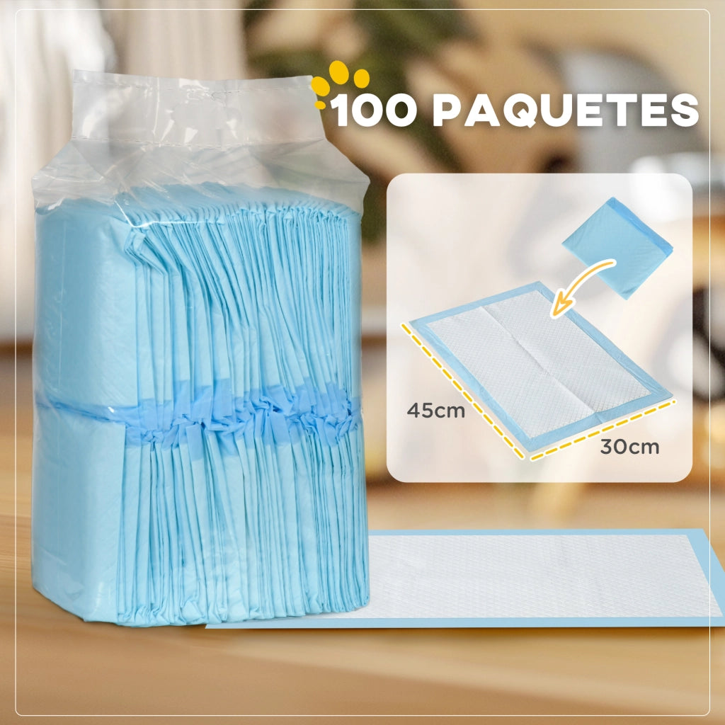 Tappetino Assorbente per Cani ¨C Zephmum ¨C 45x30 cm 6 Strati Blu