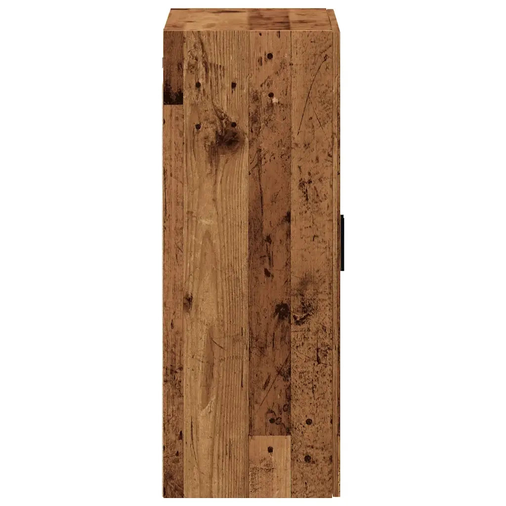 vidaXL Mobile a Parete Legno Antico 69,5x34x90 cm