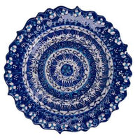 Piattino Svuotatasche Ø18xh2,5 cm in Ceramica Blu