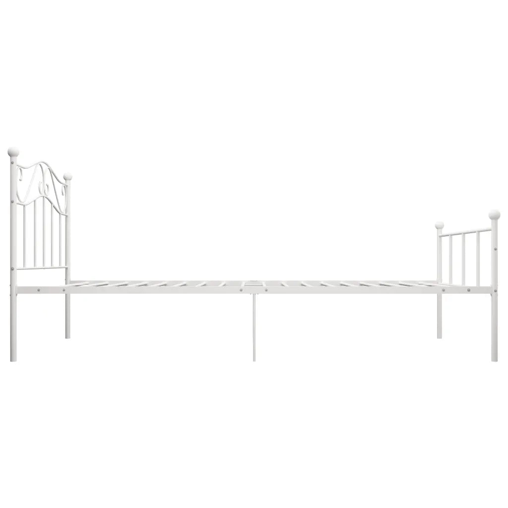 Giroletto Bianco in Metallo 90x200 cm 284516