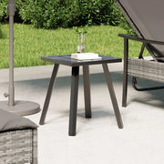 Tavolo da Giardino Antracite 34x34x38 cm Acciaio 362809