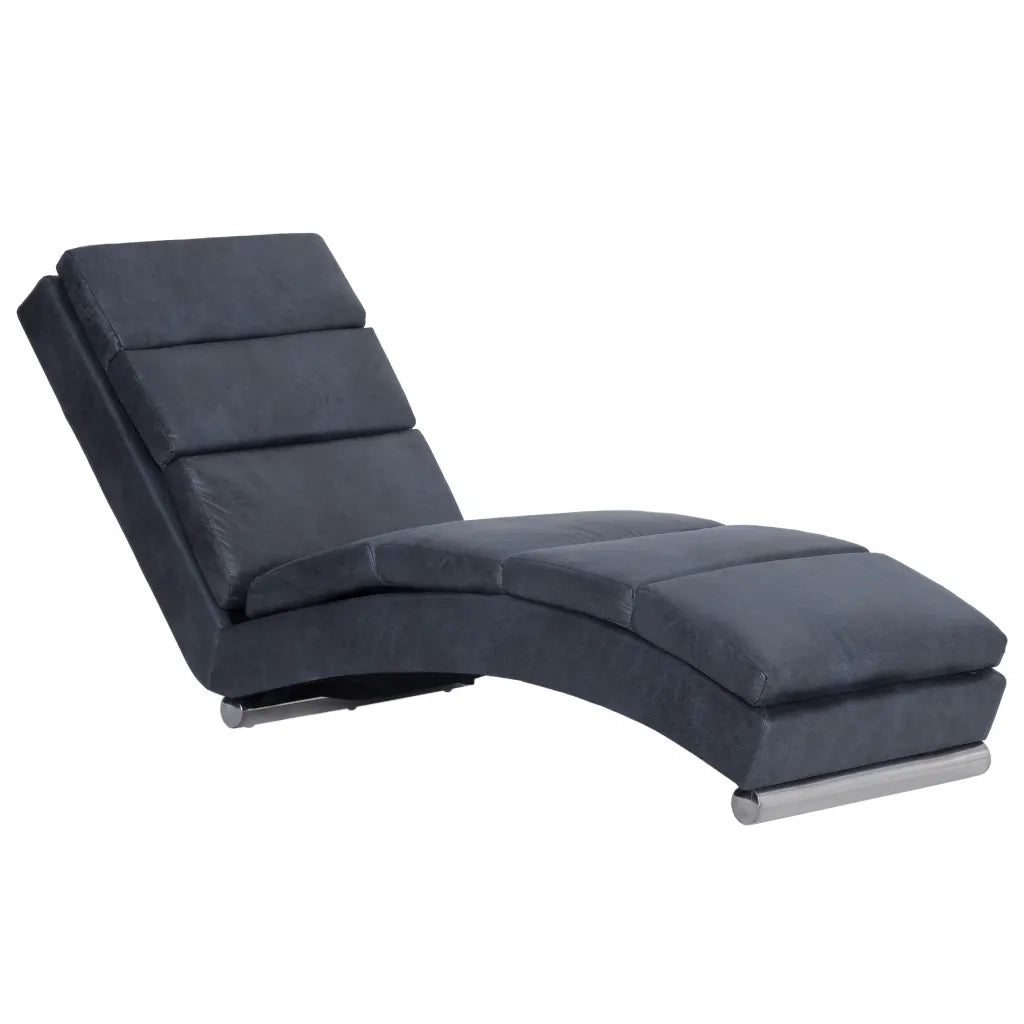 Sdraio Grigia in Pelle Sintetica Scamosciata CFW2965306