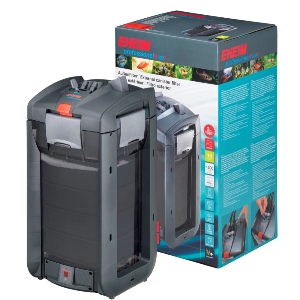 Eheim 2375 Filtro Esterno Professionel 4 600T - termofiltro esterno 1500 l/h con riscaldatore integrato 210w