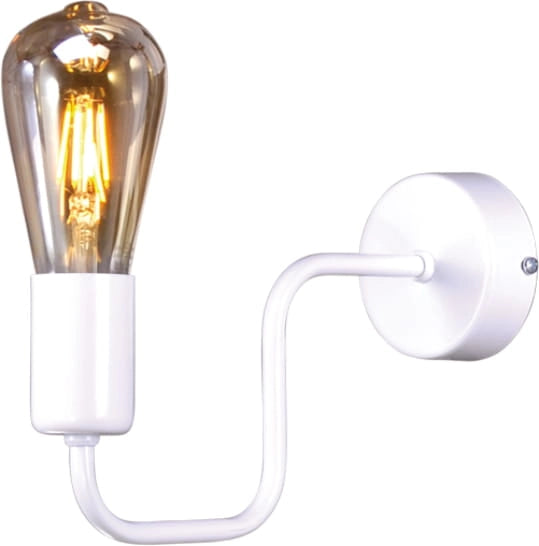 Applique loft PEKA bianca metallo E27 60W Kaja K-4043