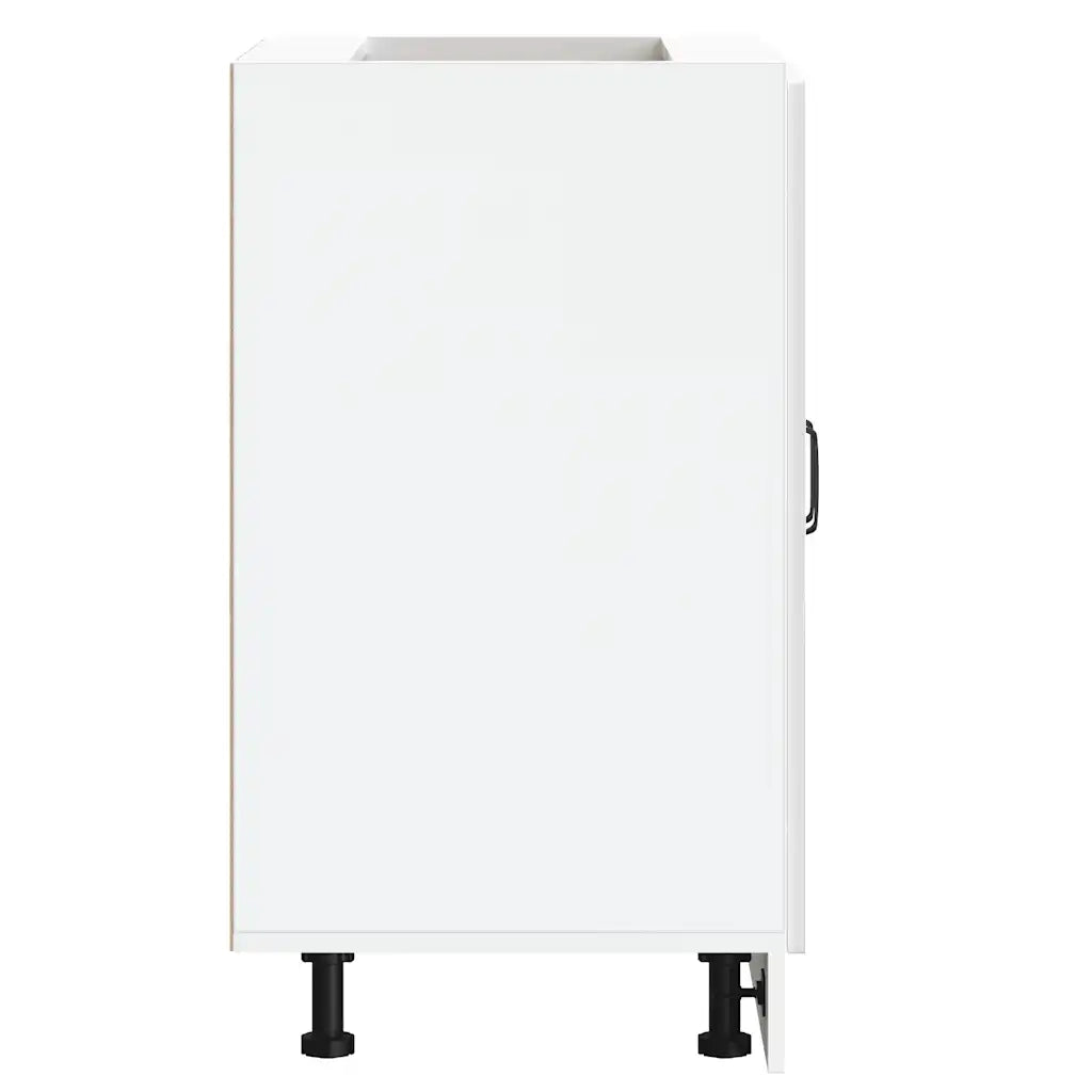 Mobile base lavello-Armadietto da bagno Kalmar Bianco Lucido 60x46x81,5 cm
