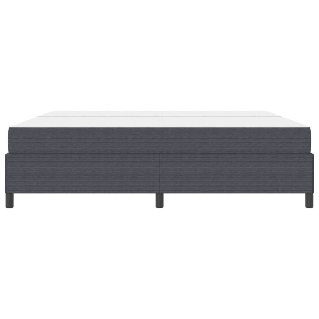 Struttura del letto Grigio scuro 200 x 200 cm Tessuto 3399141