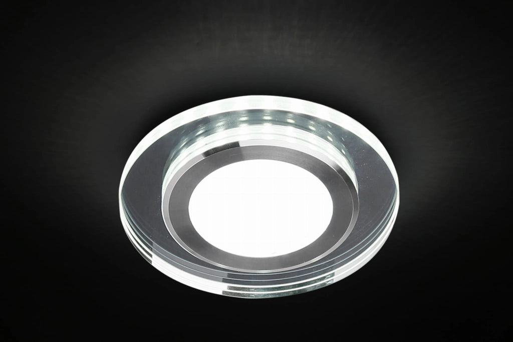 Candellux SSP faretto incasso LED 5W 2xGU10 cromo tondo