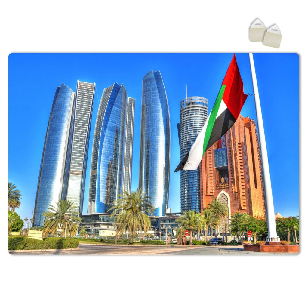 ABU DHABI - POSTER in PVC da 3mm Misura: 70x100 cm