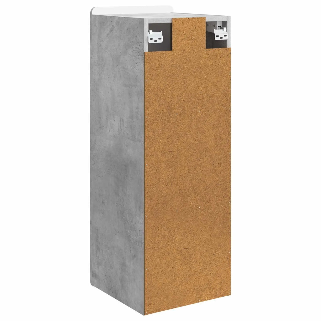 Mobiletto a muro Grigio Cemento 33 x 34,5 x 94 cm