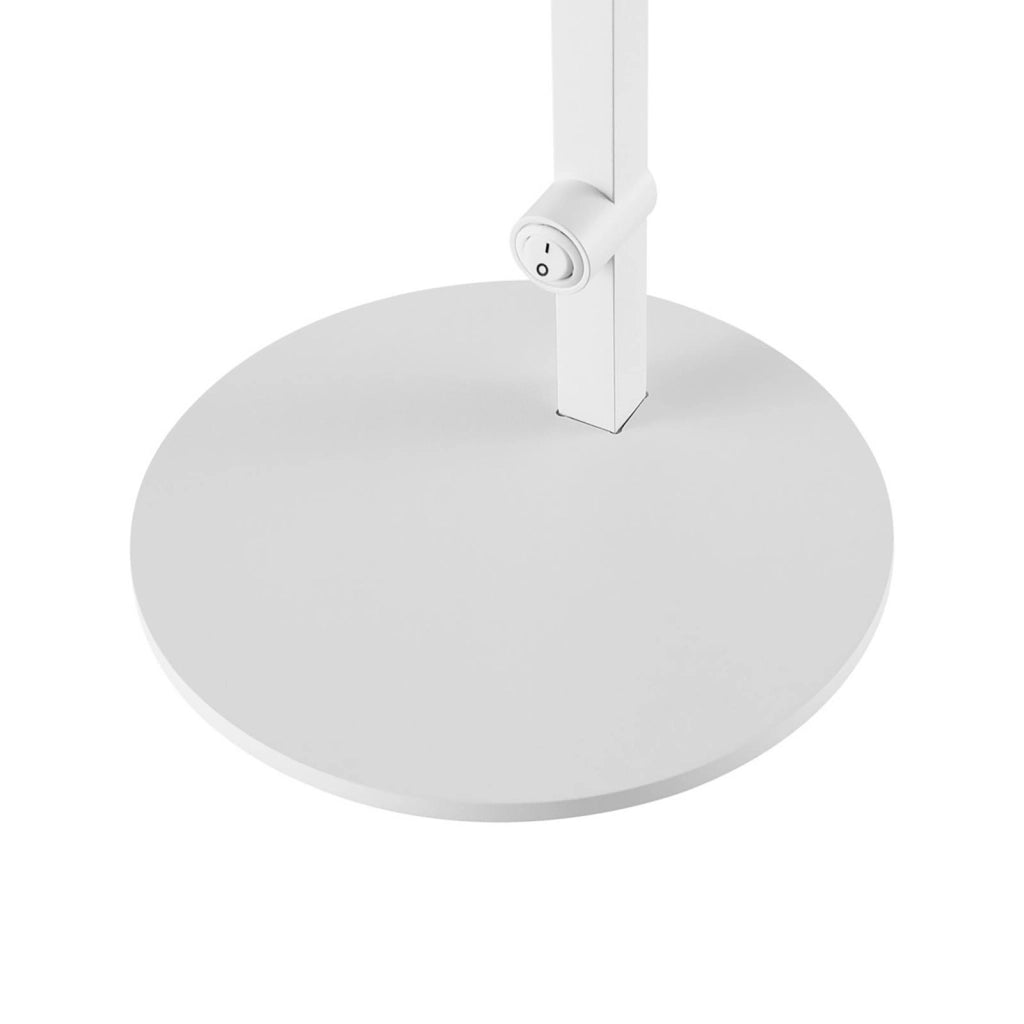 Lampada da tavolo luce da scrivania comodino con attacco lampada GU10 elegante moderna luce orientabile salotto ufficio camera albergo 230V BIANCO