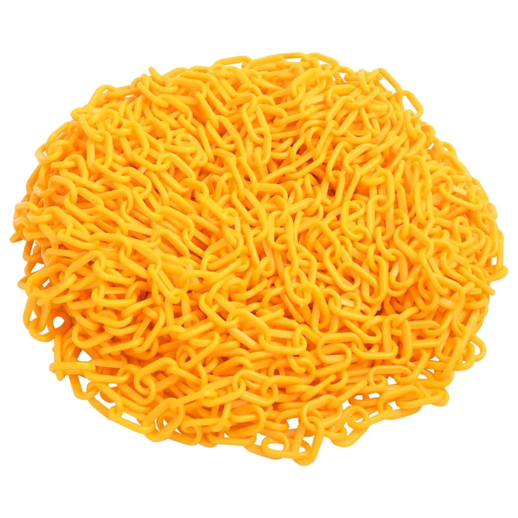 Catena Segnaletica Gialla 100 m Ø6 mm in Plastica 150938
