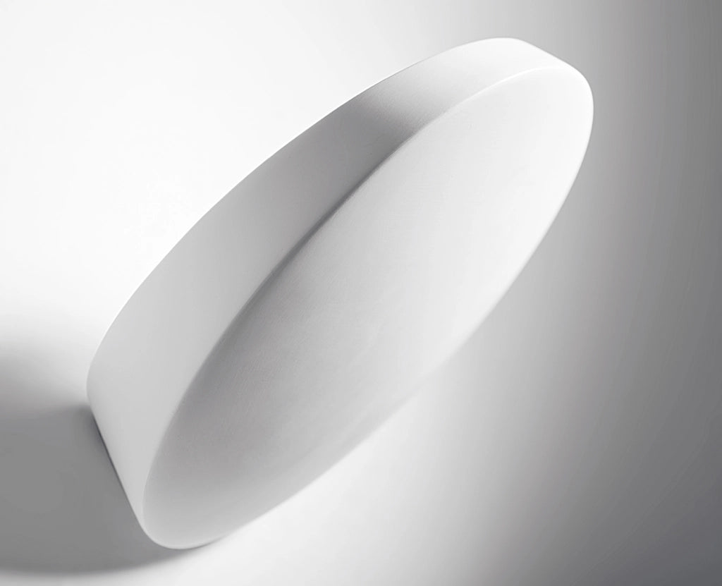 PATRA applique da parete 1 Luce attacco GX53 in gesso bianco l.13,3cm