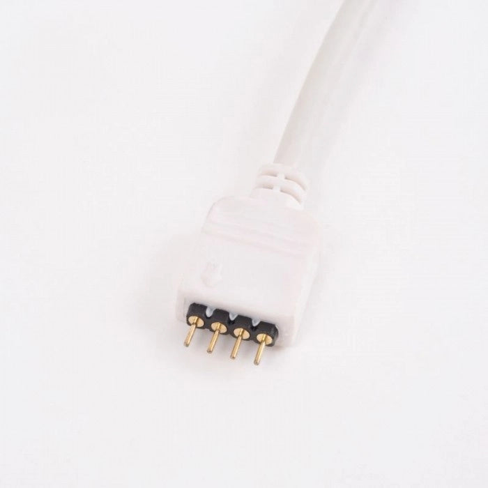 Connettore per striscia LED RGB 10mm 4pin clip Ecolight