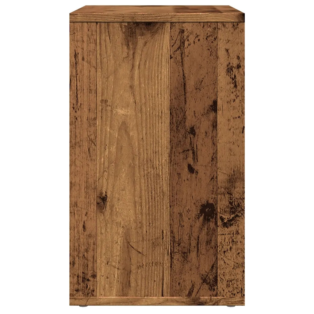 Tavolino | Tavolo laterale Legno Vecchio 50x30x50 cm in Legno Multistrato