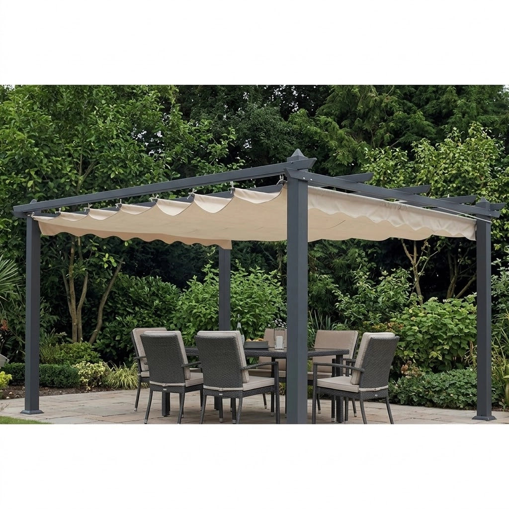 RICAMBIO TELO TOP DI COPERTURA PER PERGOLA RETRATTILE MT.3X4 ANNO 2017
